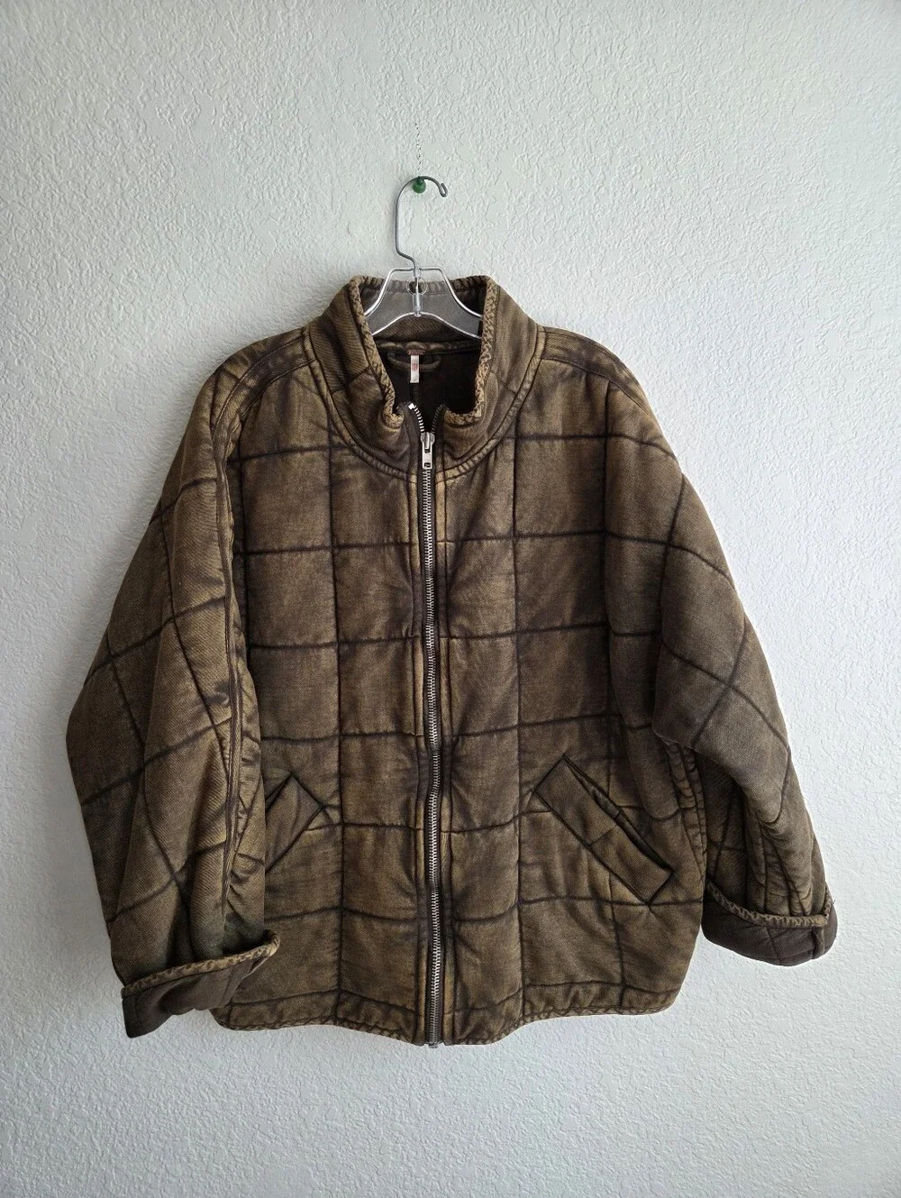 Free People Dolman Knit Quilted Jacket